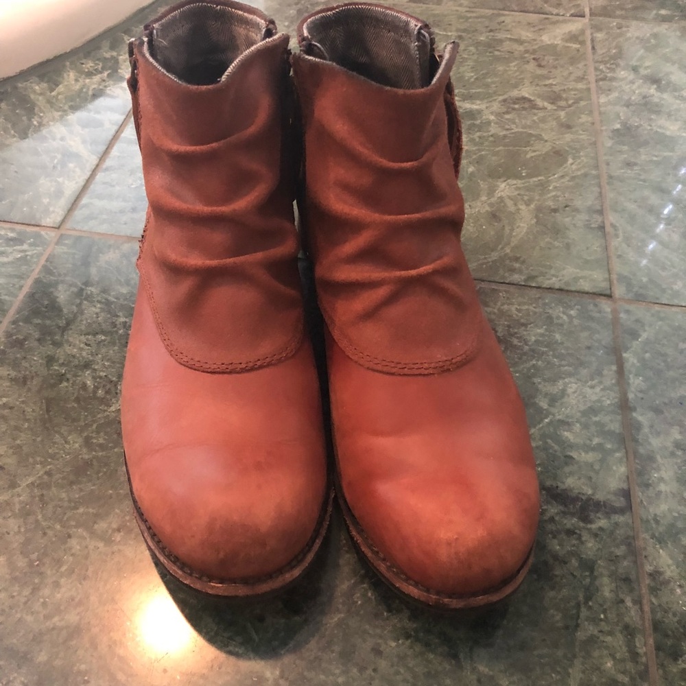 CAT Leather Boots